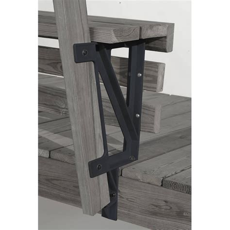 deck block metal bracket|outdoor metal bench brackets.